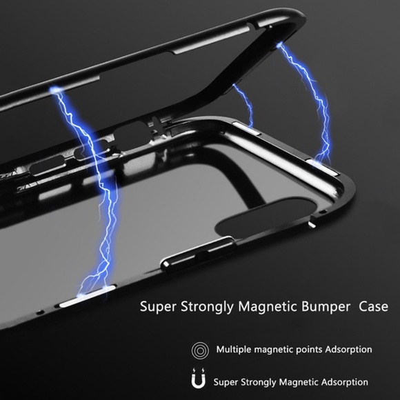 Other - NEW iPhone X/XS/78 360 Magnetic Metal Bumper case